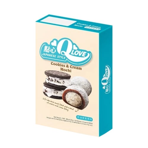 QLove Cookies & Cream Deluxe Mochi 180g