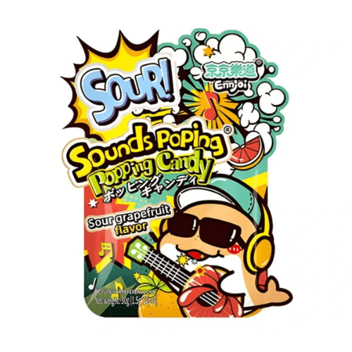 Ennjoi Sour Grapefruit Popping Candy 30g