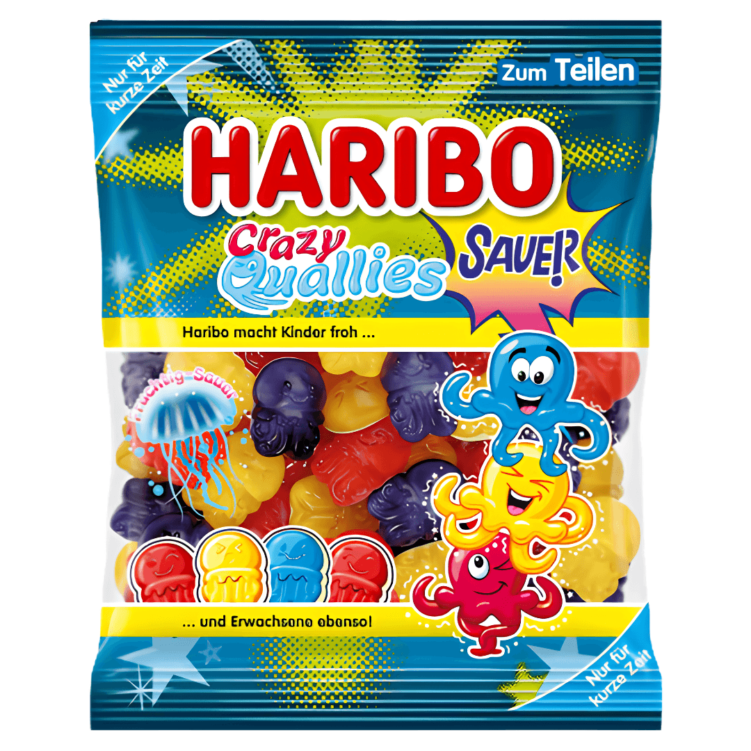 Haribo Crazy Quallies Sauer 160 g