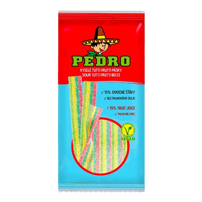 Pedro Sour Tutti Frutti Belts 80g