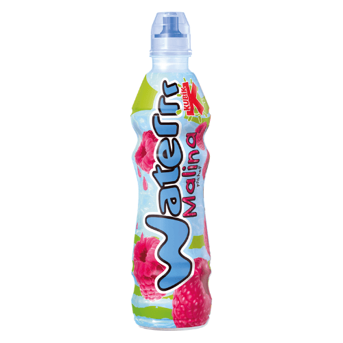 Kubík Waterrr malina ovocný nápoj 500ml PET