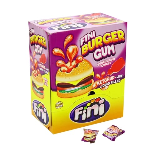 Fini Burger Bubble Gum 5gx200ks