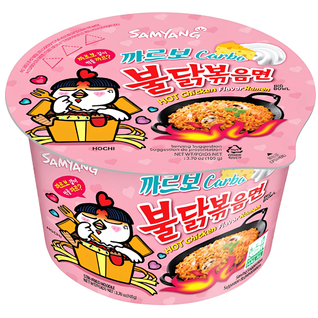 Samyang Ramen Big Bowl pálivé kuřecí carbonara 105g
