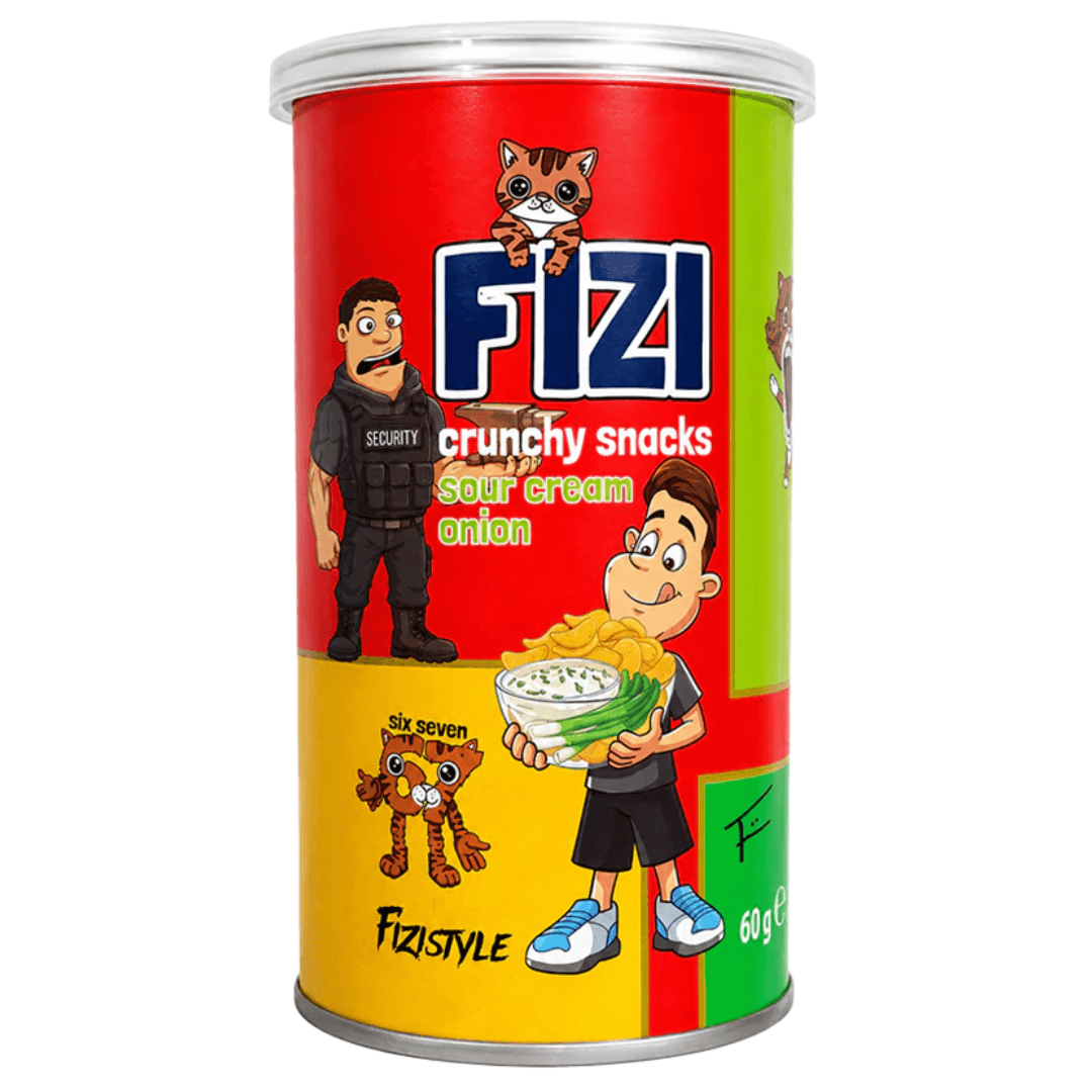 FIZI SNACKS CHIPS Sour Cream Onion 60g
