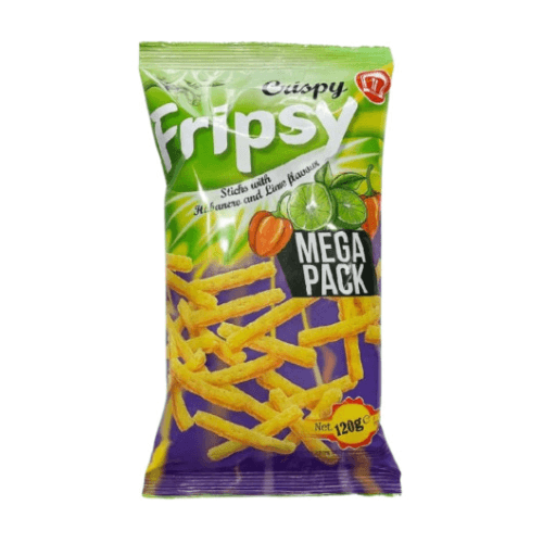 FRIPSY crispy Mega pack Sticks with Habanero and Lime flavour 120g