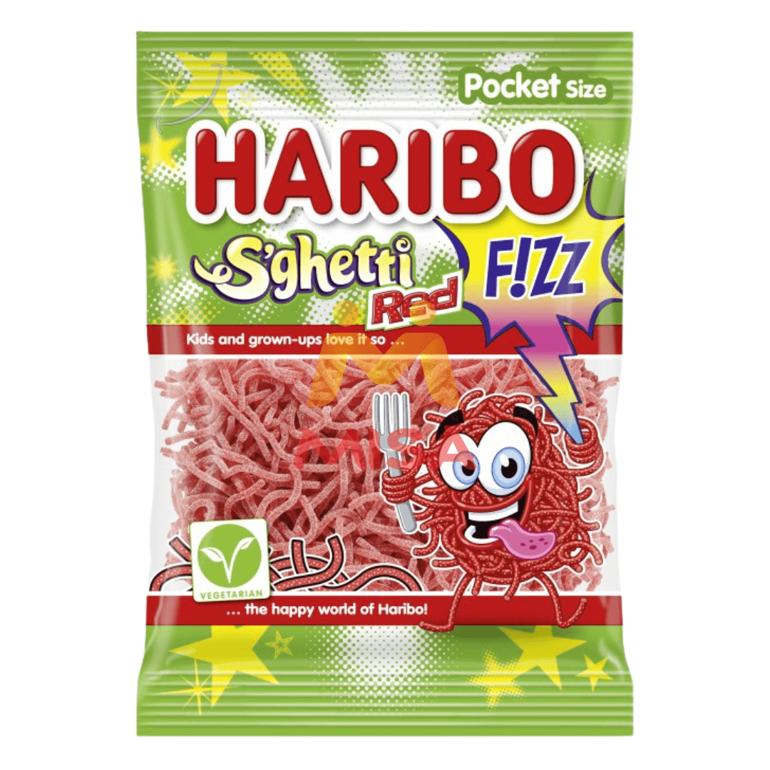 Haribo Spaghetti Red Fizz 70g