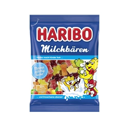Haribo Milchbaren želé medvídci ovoce mléko 160g