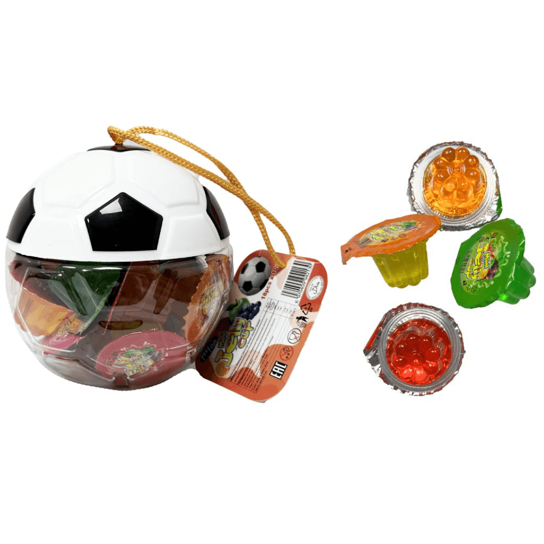MINI JELLY CUP – FOOTBALL – želé v pokladničce 18g