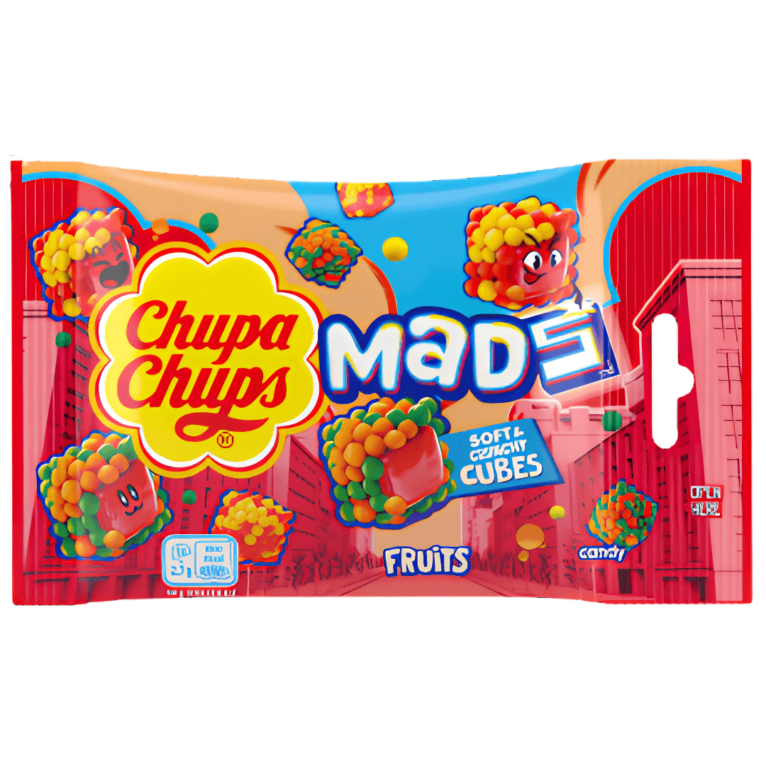 Chupa Chups Mads Želé bonbóny dražované ovocné 45g