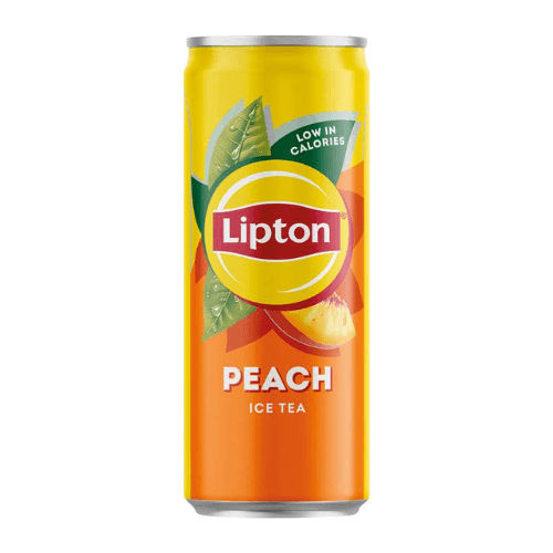 Lipton Ledový čaj černý broskev 330ml plech