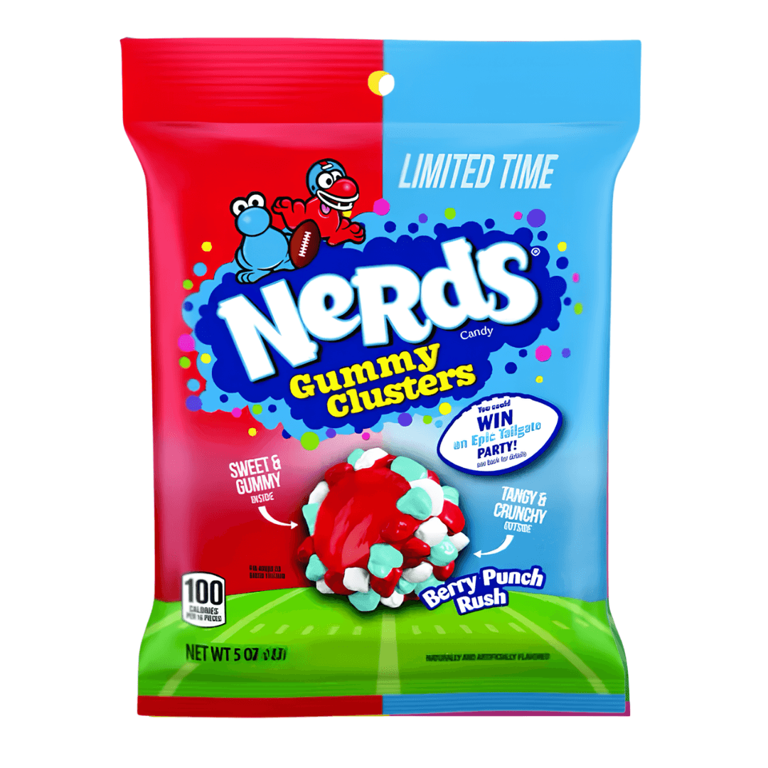 Nerds Juicy Gummy Clusters - Berry Punch 85g