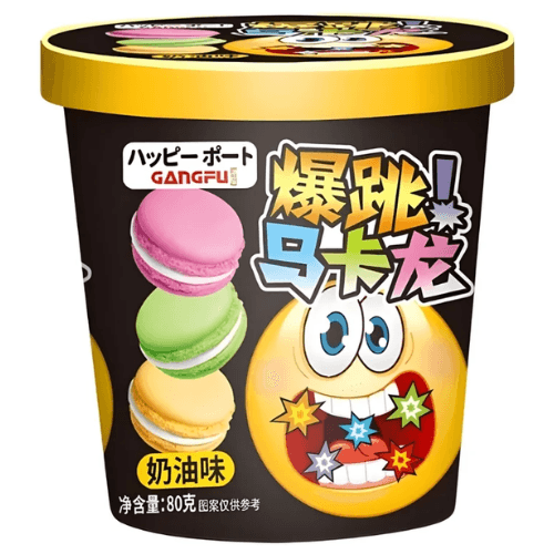 Gangfu Creamy Popping Candy Macarons 80g