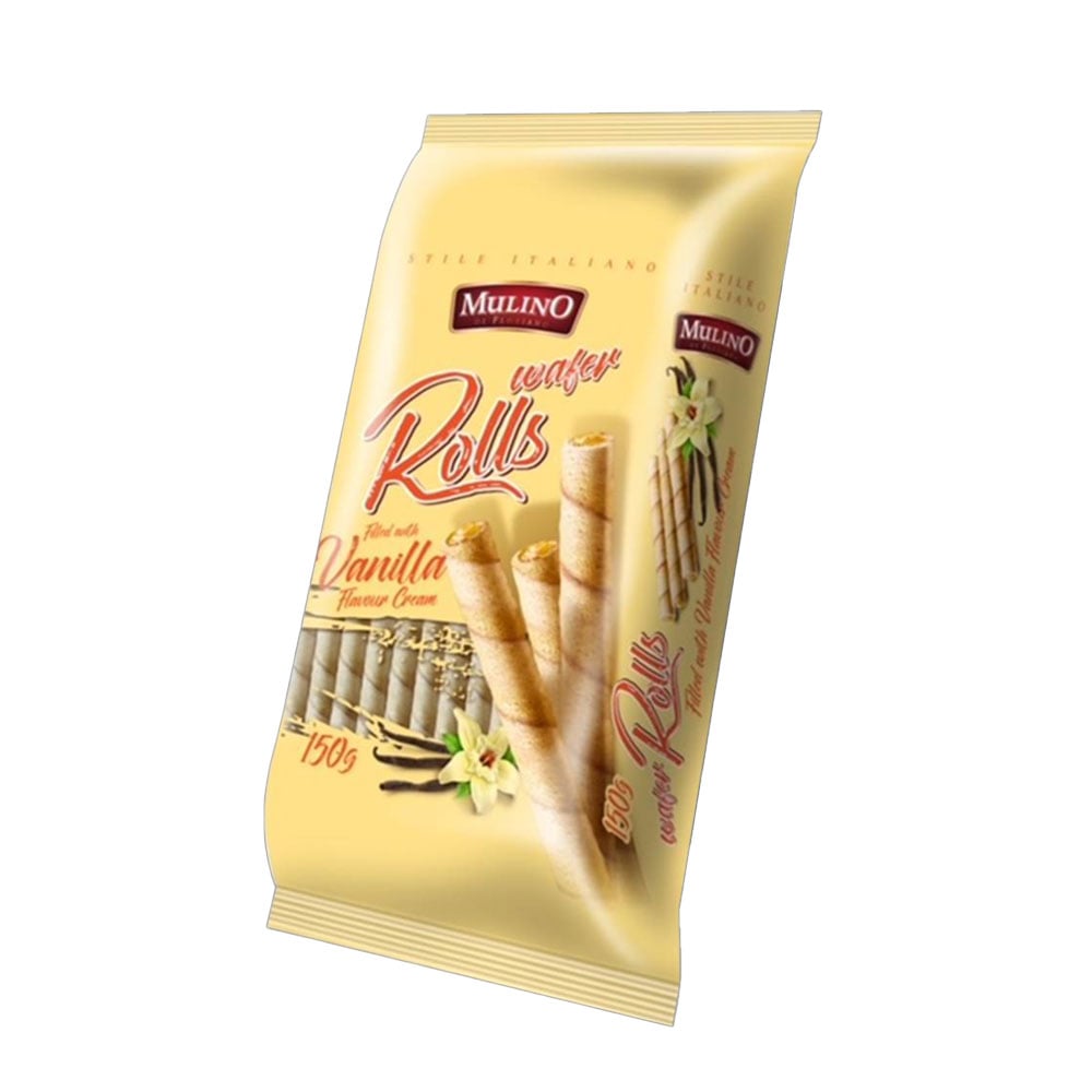Royal Rolls Vanilla Cream Wafer 150g