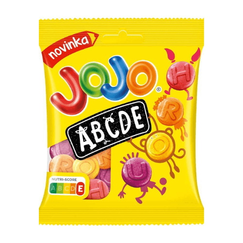 Jojo Bonbóny abeceda ovocné želé 80g