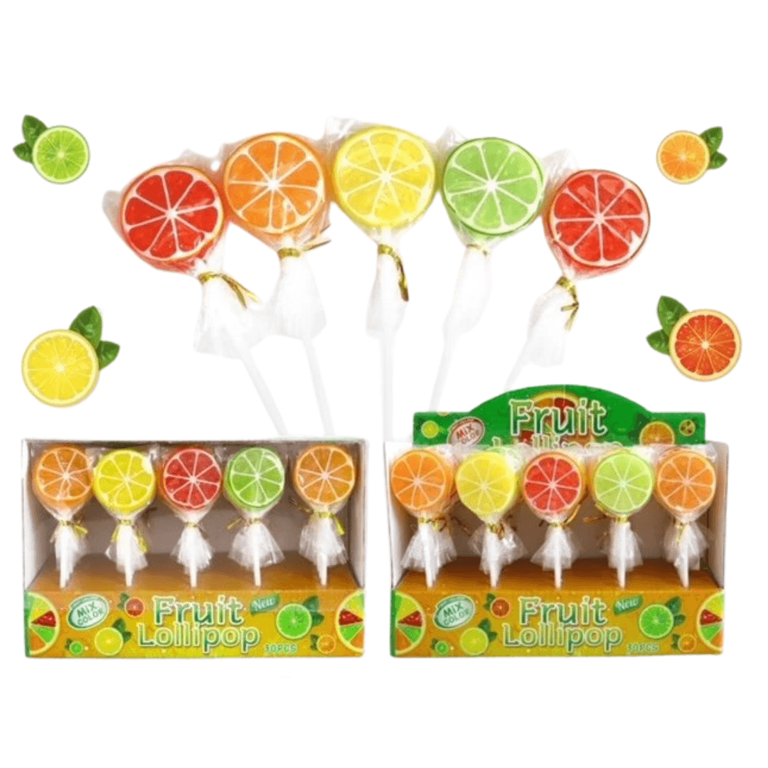 Fruit Lollipop Mix Shape 15g lízátko