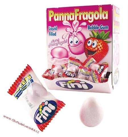 Fini Gum Panna Fragola 5g x 200