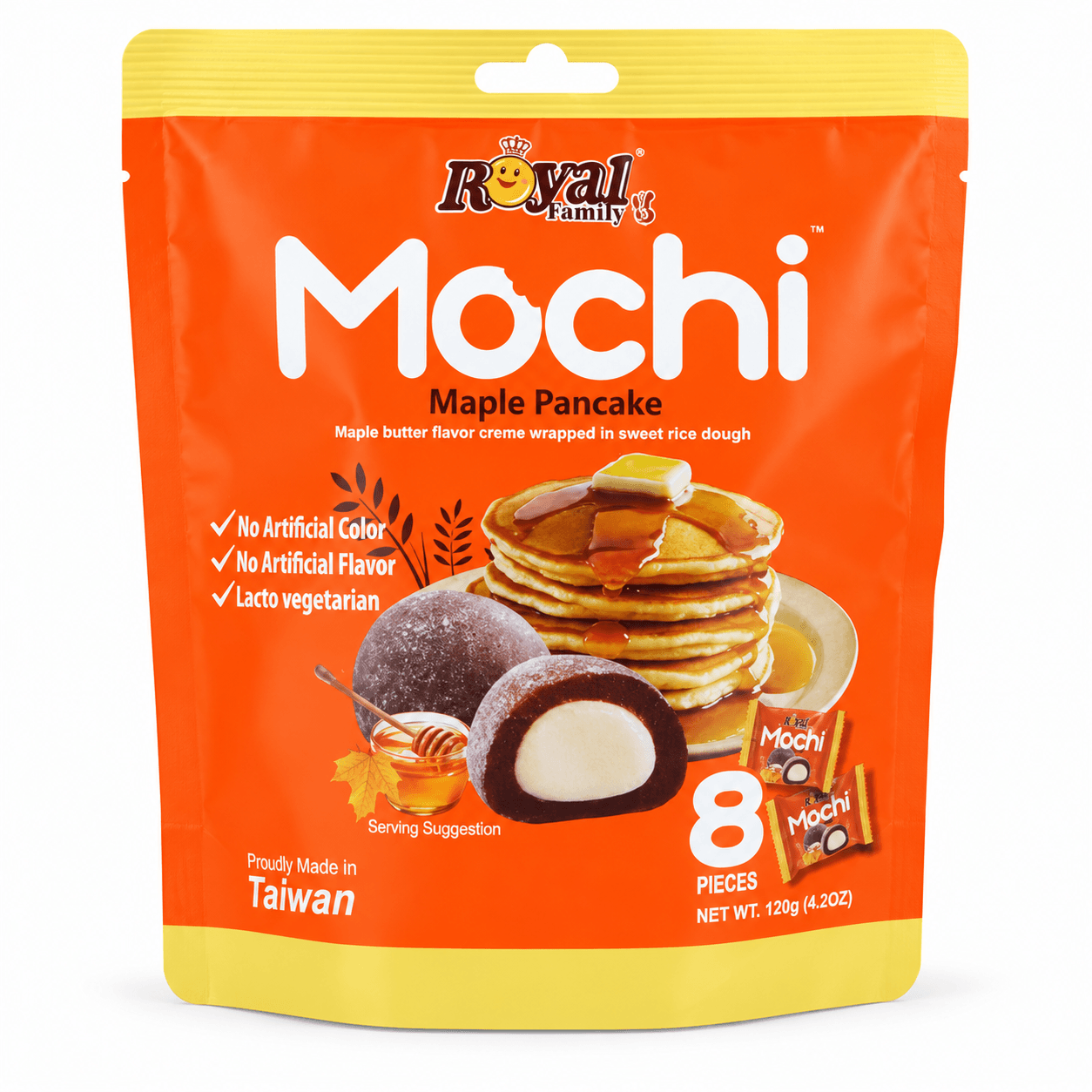 Royal Family Mochi s příchutí javorových palačinek 120g