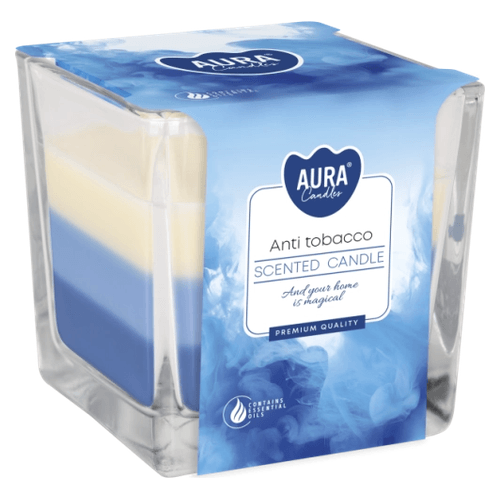 Bispol Aura Anti tobacco – svíčka ve skle 170 g