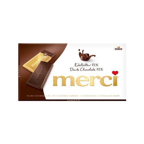 Storck Merci Čokoláda hořká 72% 100g