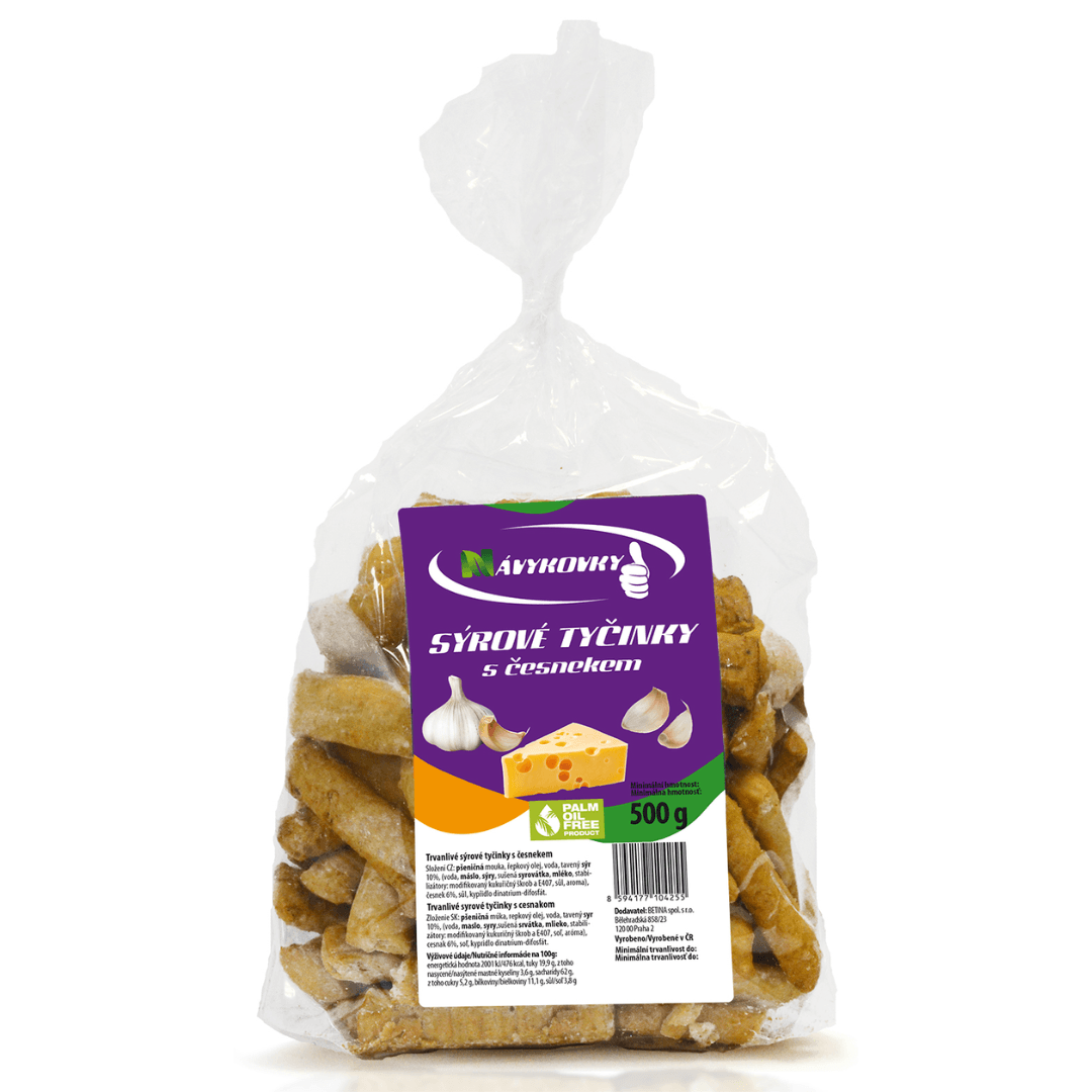 PROSKOVICKÉ ŠPALÍKY ČESNEK návykovky 500g
