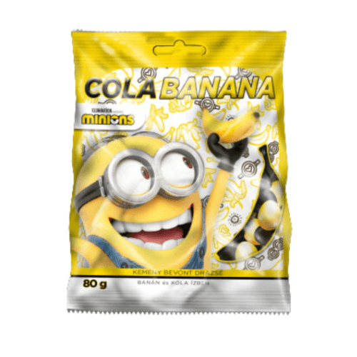 Ovocné bonbóny MIMONI 80 g - COLA & BANÁN