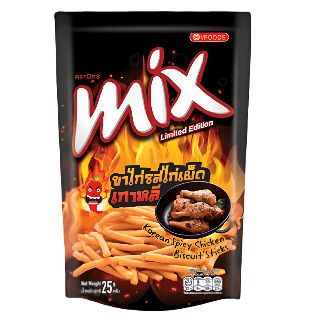 Vfoods Spicy Korean Chicken Sticks 50g