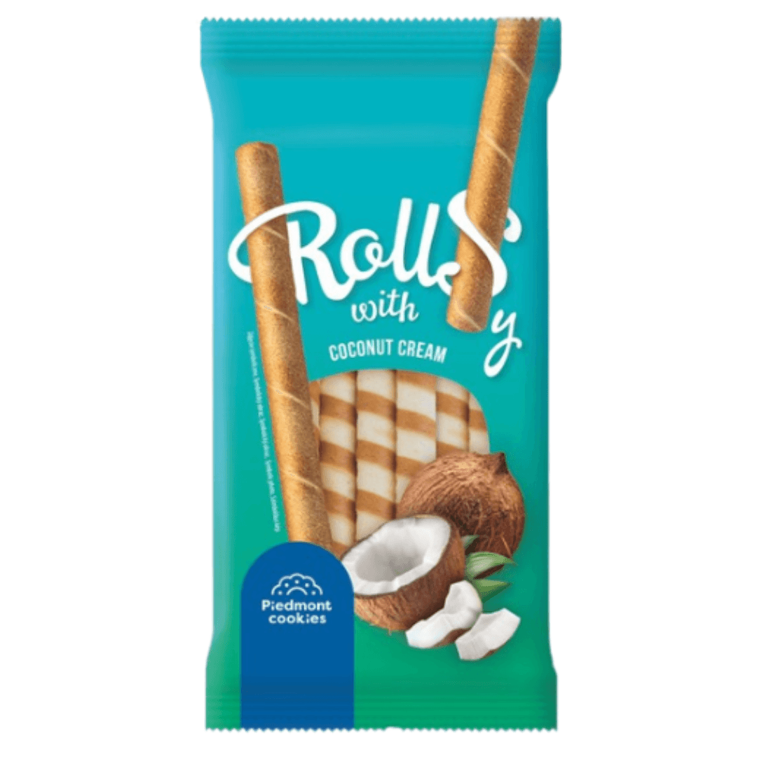 PIEDMONT ROLLS 160g kokosové trubičky