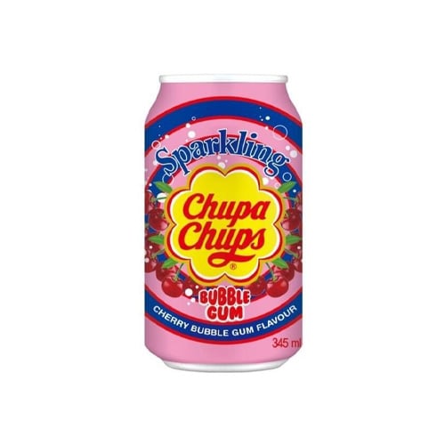 Chupa Chups Cherry Bubble Gum Sparking 345ml