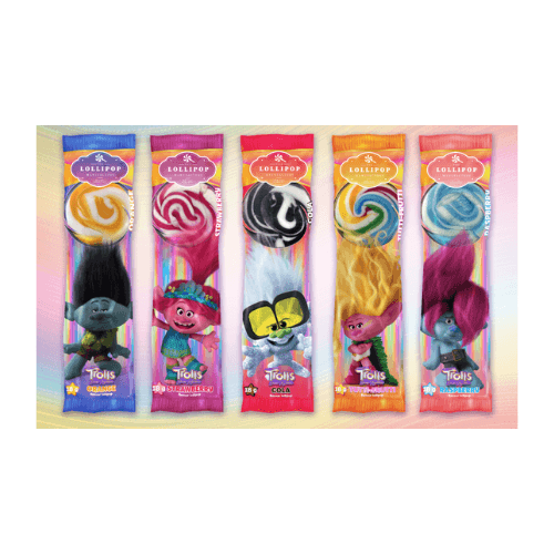 Trolls Lízátka 18g