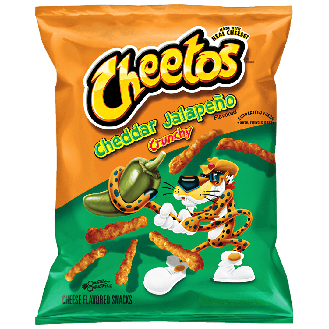 Cheetos Crunchy s příchutí čedaru a jalapeňo 226,8 g