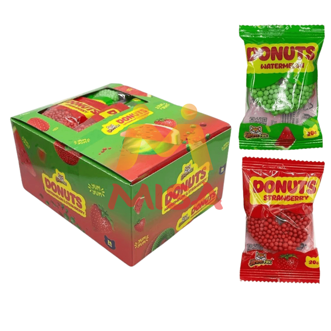 JIMMY FOX DONUTS STRAWBERRY/WATERMELON 20g