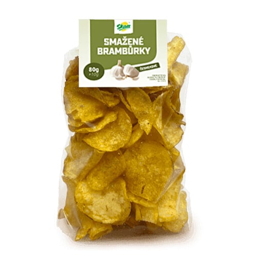 Skatt Smažené Brambůrky Česnekové 80g
