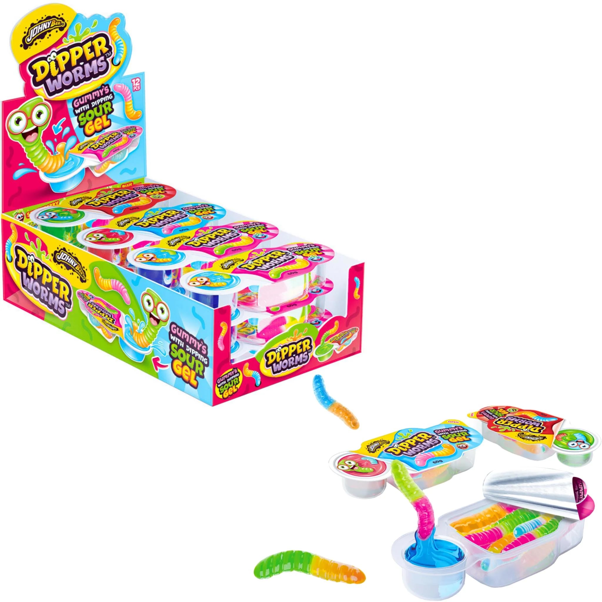 JB Dipper Worms 12x60g