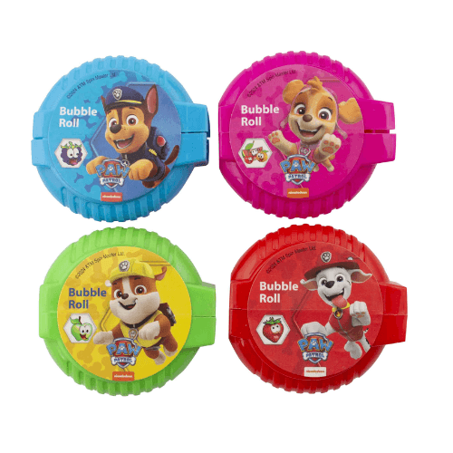 Paw Patrol Bubble Roll 16g x 24